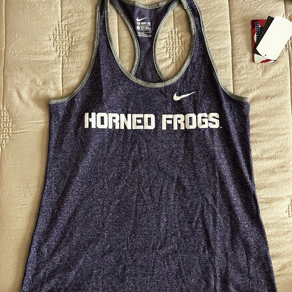 TCU Nike Racerback Tank
